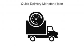 Quick Delivery Monotone Icon In Powerpoint Pptx Png And Editable Eps Format