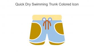 Quick Dry Swimming Trunk Colored Icon In Powerpoint Pptx Png And Editable Eps Format