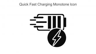 Quick Fast Charging Monotone Icon In Powerpoint Pptx Png And Editable Eps Format