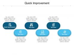 Quick improvement ppt powerpoint presentation portfolio demonstration cpb