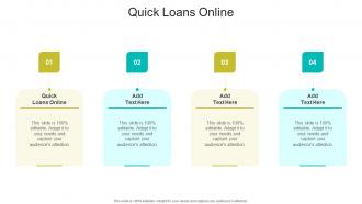 Quick Loans Online In Powerpoint And Google Slides Cpb