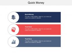 Quick money ppt powerpoint presentation file tips cpb