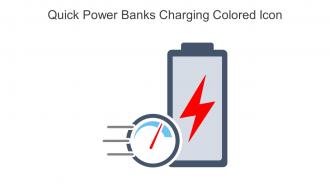 Quick Power Banks Charging Colored Icon In Powerpoint Pptx Png And Editable Eps Format