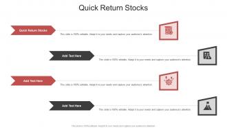 Quick Return Stocks In Powerpoint And Google Slides Cpb