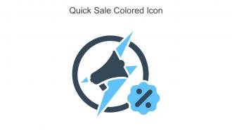 Quick Sale Colored Icon In Powerpoint Pptx Png And Editable Eps Format