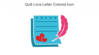 Quill Love Letter Colored Icon In Powerpoint Pptx Png And Editable Eps Format