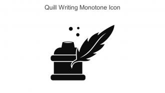 Quill Writing Monotone Icon In Powerpoint Pptx Png And Editable Eps Format