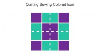 Quilting Sewing Colored Icon In Powerpoint Pptx Png And Editable Eps Format