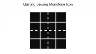 Quilting Sewing Monotone Icon In Powerpoint Pptx Png And Editable Eps Format