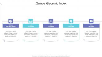 Quinoa Glycemic Index In Powerpoint And Google Slides Cpb