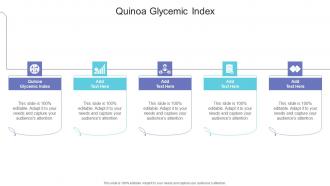 Quinoa Glycemic Index In Powerpoint And Google Slides Cpb