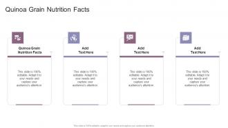 Quinoa Grain Nutrition Facts In Powerpoint And Google Slides Cpb