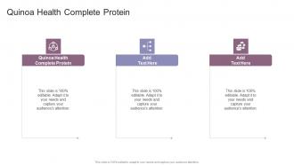Quinoa Health Complete Protein In Powerpoint And Google Slides Cpb