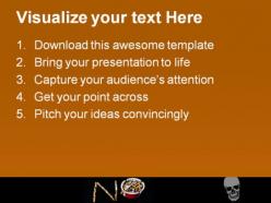 Quit smoking health powerpoint templates and powerpoint backgrounds 0711