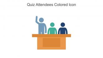 Quiz Attendees Colored Icon In Powerpoint Pptx Png And Editable Eps Format