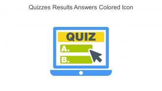 Quizzes Results Answers Colored Icon In Powerpoint Pptx Png And Editable Eps Format