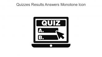 Quizzes Results Answers Monotone Icon In Powerpoint Pptx Png And Editable Eps Format