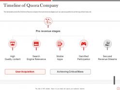 Quora pitch deck ppt template