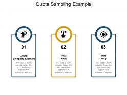 Quota sampling example ppt powerpoint presentation file styles cpb