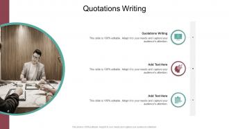 Quotations Writing In Powerpoint And Google Slides Cpb