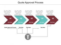 Quote approval process ppt powerpoint presentation model shapes cpb