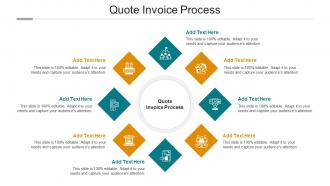 Quote Invoice Process Ppt Powerpoint Presentation Summary Influencers Cpb