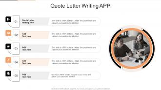 Quote Letter Writing App In Powerpoint And Google Slides Cpb