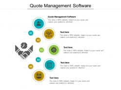 Quote management software ppt powerpoint presentation infographic template deck cpb