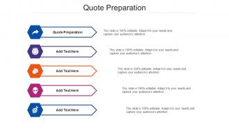 Quote Preparation Ppt Powerpoint Presentation Professional Template Cpb