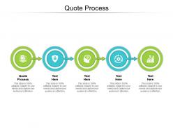 Quote process ppt powerpoint presentation model example file cpb