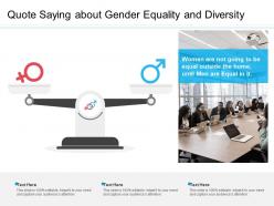 Quote Saying About Gender Equality And Diversity
