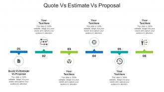 Quote vs estimate vs proposal ppt powerpoint presentation outline master slide cpb