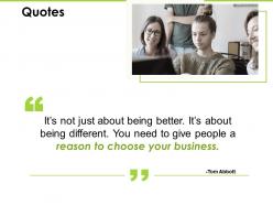 Quotes a1225 ppt powerpoint presentation show visuals