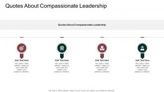 Quotes About Compassionate Leadership In Powerpoint And Google Slides Cpb