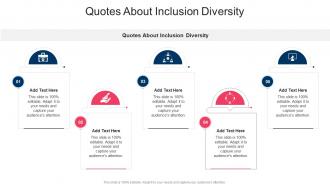 Quotes About Inclusion Diversity In Powerpoint And Google Slides Cpb