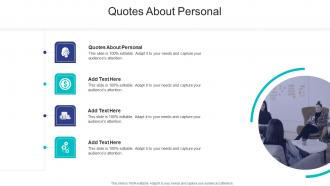 Quotes About Personal In Powerpoint And Google Slides Cpb
