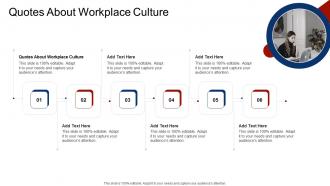 Quotes About Workplace Culture In Powerpoint And Google Slides Cpb