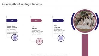 Quotes About Writing Students In Powerpoint And Google Slides Cpb