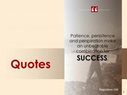 Quotes and success ppt powerpoint presentation gallery infographic template