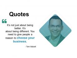 Quotes business b198 ppt powerpoint presentation file styles