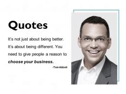 Quotes business b207 ppt powerpoint presentation file layout