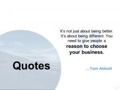 Quotes business management k312 ppt powerpoint presentation layouts