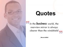 Quotes business obtainable market k242 ppt powerpoint presentation ideas tips