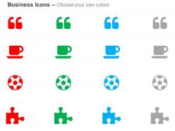 Quotes Coffee Football Puzzle Piece Ppt Icons Graphics
