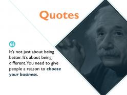 Quotes communication planning ppt slides graphics template