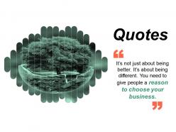 Quotes communication ppt powerpoint presentation professional model