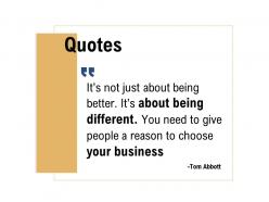 Quotes different business n170 powerpoint presentation slide download