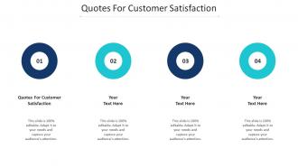 Quotes For Customer Satisfaction Ppt Powerpoint Presentation File Professional Cpb
