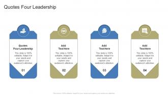 Quotes Four Leadership In Powerpoint And Google Slides Cpb
