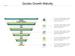 Quotes growth maturity ppt powerpoint presentation model template cpb
